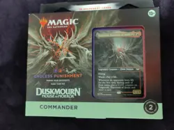 Magic: The Gathering Duskmourn ENDLESS PUNISHMENT Commander Deck Valgavoth NEW - Image 1
