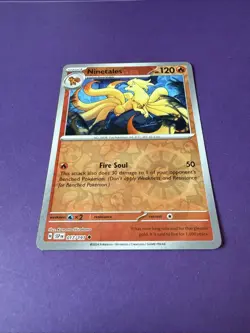Ninetales #17/191 (LP) Reverse Holo SV08: Surging Sparks SSP Pokemon - Image 1