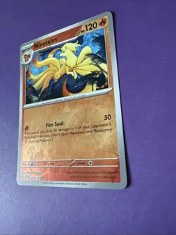 Ninetales #17/191 (LP) Reverse Holo SV08: Surging Sparks SSP Pokemon - Image 3