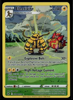 Electivire GG08/GG70 Crown Zenith Galarian Gallery Holo Pokemon - Image 1