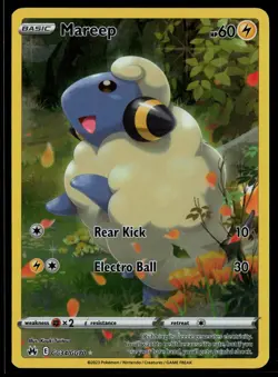 Mareep GG34/GG70 Crown Zenith Galarian Gallery Trainer Gallery Rare Holo Pokemon - Image 1