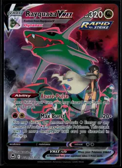 Rayquaza VMAX TG20/TG30 Silver Tempest Trainer Gallery Rare VMAX Holo Pokemon - Image 1