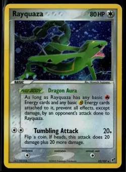 Rayquaza 22/107 Deoxys Rare Pokemon - Image 1