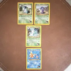 Pokemon TCG WOTC Gym Challenge Giovanni's Nidoran/Nidorina Lot (4) Eng - Image 1