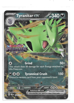 Tyranitar ex - 64/131 Prismatic Evolutions - Pokemon TCG - 2025 - Image 1