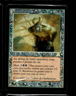 MRM FR/VF FOIL D�mon grima�ant - Grinning Demon Bend Played MTG Magic ONS - Image 1
