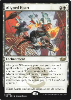 Aligned Heart Commander: Tarkir: Dragonstorm Non-Foil Near Mint or Better - Image 1
