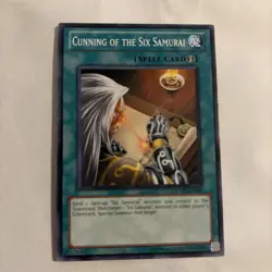 Cunning of the Six Samurai - RYMP-EN109 - Common - Unlimited Edition Yugioh LP - Image 1