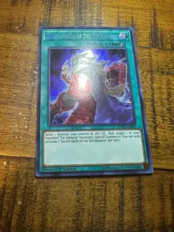 Secret Skills of the Six Samurai SPWA-EN007 1st Edition Secret Rare PL + BONUS - Image 1