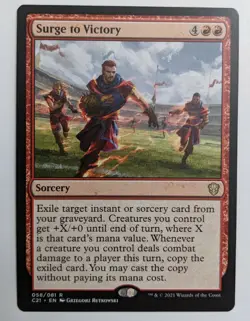 Surge to Victory, Lightly Played, Commander 2021, Magic The Gathering - Image 1