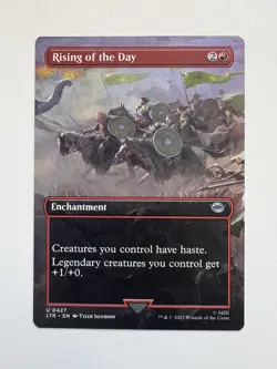 Rising of the Day Borderless MTG Magic the Gathering Card NM Near Mint LTR - Image 1