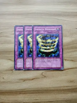 Yu-Gi-Oh! - Infinite Dismissal 3X - Full Playset Of Cards - Image 1