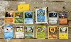 Pokemon Card Lot (12 Cards) – Squirtle 25th Ann, Fuecoco Holo, Vintage Weedle - Image 1