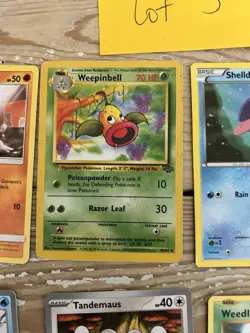 Pokemon Card Lot (12 Cards) – Squirtle 25th Ann, Fuecoco Holo, Vintage Weedle - Image 3