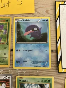 Pokemon Card Lot (12 Cards) – Squirtle 25th Ann, Fuecoco Holo, Vintage Weedle - Image 4