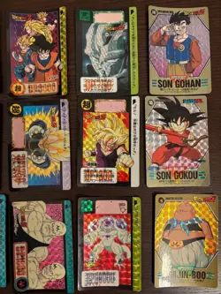 Dragon Ball Carddass Card Lot Multi Pack Holographic Rare Authentic Set - Image 2
