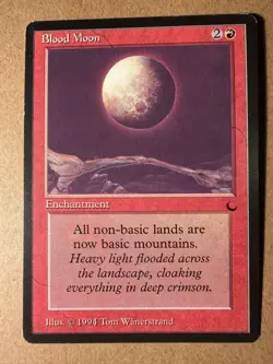 Blood Moon – MTG [The Dark] – Lightly Played - Image 1