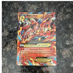 Pokemon Company M Blaziken EX XY86 XY Promos Holo Promo 2015 210 HP English - Image 1