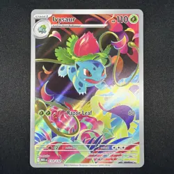 Pokemon Ivysaur 134/132 Me01: Mega Evolution Illustration Rare - Image 1