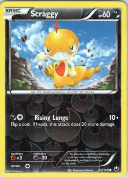 Scraggy 67/108 Common - Pokemon TCG B&W 5: Dark Explorers - Reverse Holo (NM) - Image 1