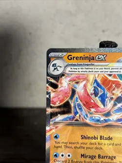 Pokemon TCG Greninja ex Scarlet & Violet-Twilight Masquerade 106/167 Holo Double - Image 2