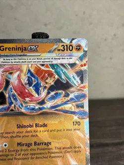 Pokemon TCG Greninja ex Scarlet & Violet-Twilight Masquerade 106/167 Holo Double - Image 3