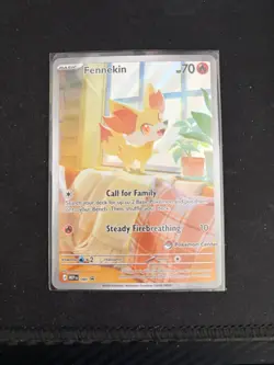 Fennekin [Pokemon Center Stamped] 080 Black Star Promo Chaos Rising Pokemon NM - Image 1