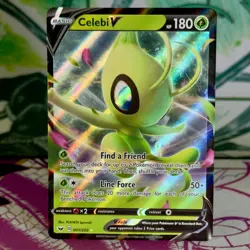 Celebi V - 001/202 - Ultra Rare - Sword & Shield Base Set - English - Pokemon - Image 1