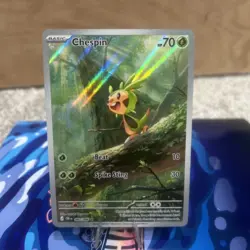 Chespin 87/86 Illustration Rare Pokemon Chaos Rising ME04 NM - Image 1