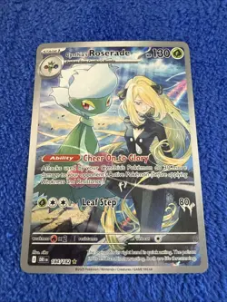 Pokemon Cynthia's Roserade #184/182 English Destined Rivals Illustration Rare - Image 3