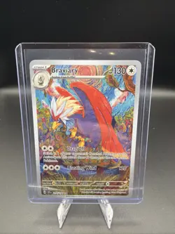 Pokemon Surging Sparks Braviary Illustration Rare IR 214/191 - Image 1