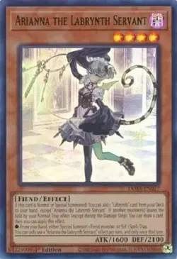Arianna the Labrynth Servant TAMA-EN017 1st Ultra Rare NM Yu-Gi-Oh! DNA GAMES - Image 1