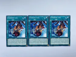 X3 BLZD-EN052 – Crimson Call Common 1st Edition Yu-Gi-Oh! - Image 1