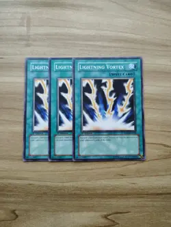 Yu-Gi-Oh! - Lightning Vortex - 3X - Full Playset - Image 1