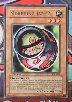 Yu-Gi-Oh! TCG Morphing Jar #2 PSV-040 1st Edition Rare - Image 1