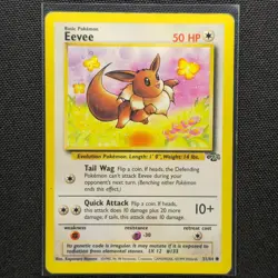 Eevee - 51/64 - Common - Jungle Set - Pokemon Card - MP - Image 1