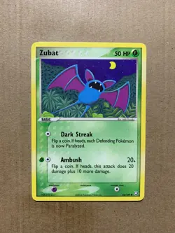 Zubat 82/109 EX Team Rocket Returns - Common Pokemon Card - NM/Mint - Image 1