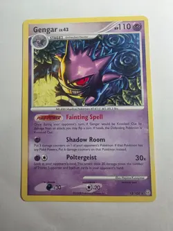 2008 POKEMON CARD RARE GENGAR 18/100 STAGE 2 HP 110 - Image 1
