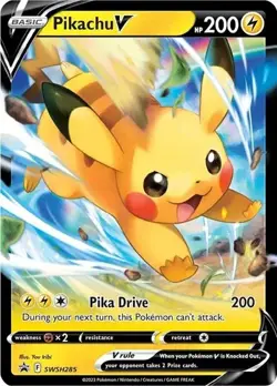 Pikachu V SWSH285 SWSH: Sword & Shield Promo Cards Holo - Image 1