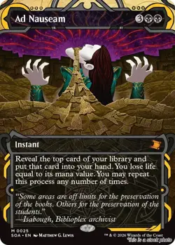 Ad Nauseam [SOA - 25] - NM TCG MTG - Image 1