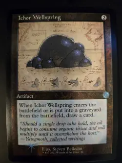 Ichor Wellspring NM FOIL SCHEMATIC The Brothers' War MTG FREE SHIPPING - Image 1