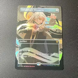 Talisman of Hierarchy Borderless Foil 431 Promo - MTG Secrets of Strixhaven - Image 1