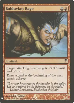 MTG Balduvian Rage (76) *Foil* Base The List Coldsnap MT/NM Free Ship - Image 1
