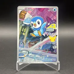 Pokemon PIPLUP MEP 042 Ascended Heroes - 1st Partner FULL ART PROMO - MINT - Image 1