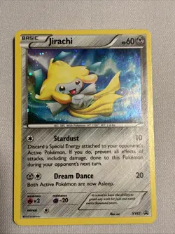 Pokemon Jirachi XY67 Holo Black Star Promo Card LP Lightly Played - Image 1