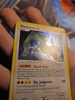Rayquaza 14/146 Legends Awakened Pokemon Holo Very Lightly Played WOW LOOK - Image 4