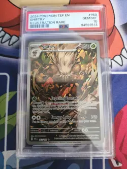 2024 POKEMON TEF EN-TEMPORAL FORCES ILLUSTRATION RARE #163 SHIFTRY PSA 10 - Image 1
