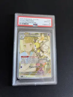 Lillie’s Robombee 164/159 PSA 10 GEM MINT Pokemon Illustration Rare English - Image 1