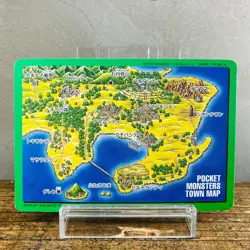 1996 Pokemon Carddass (HP) Charizard (MP) Venusaur (MP) Blastoise Town Map - Image 3