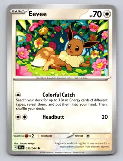 Eevee 050/064 Common Shrouded Fable Pokemon NM - Image 1